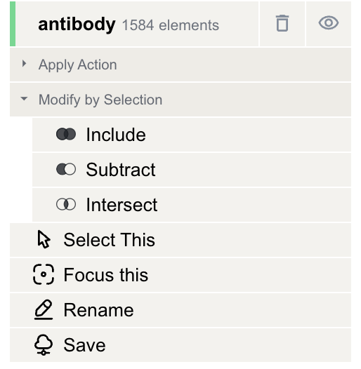 Component Menu