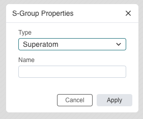 Superatom S-Group